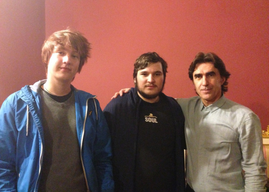 Федор Балабанов с братом Петром (слева) и Вячеславом Бутусовым