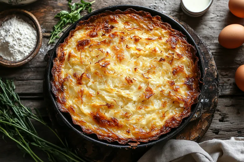 Пирог с капустой: простой рецепт