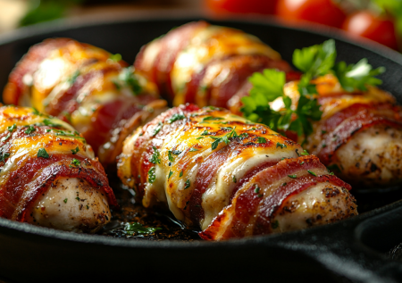 Вместо надоевших котлет: биточки с сыром в беконном одеяле — рецепт из 3 ингредиентов, от которого в восторге все