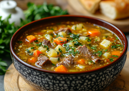 Густой белорусский суп жур. Вкусный и ароматный супчик на каждый день — подаем с чесночными булочками