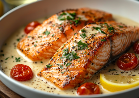 10 минут — и горбуша как в ресторане: обалденный рецепт со сливками — идеально к рису и картофелю
