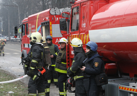 Во Львовской области на Украине вспыхнула теплоэлектростанция