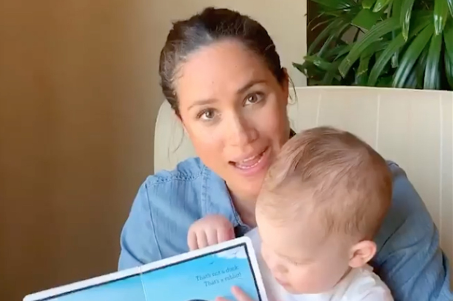 Меган Маркл c сыном Арчи