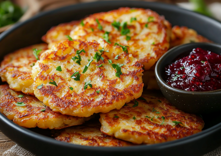 Натираю на терке и обжариваю до хруста. Ароматные рагмурки — шведские картофельные блинчики