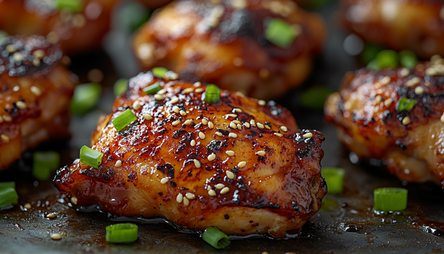 Запекаем птицу с соусом терияки