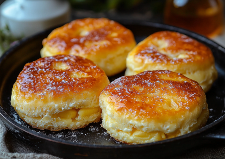 Завтрак на сковороде! Никакой возни с духовкой — творожные шанежки с яблоками: вкусно, просто и необычно