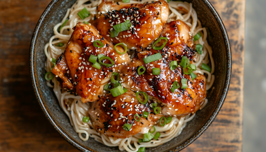 Сладко-острая курица с хрустящей корочкой