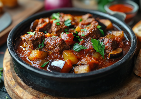 Гуляш теперь не готовлю, нашла рецепт круче: обалденная говядина с баклажанами по-восточному — вкуснятина без хлопот