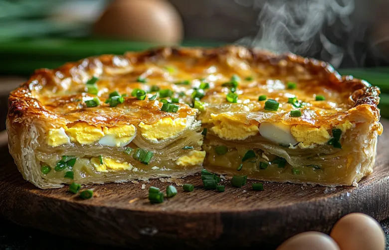 Готовлю пирог с луком и яйцом — просто, быстро и без лишних хлопот