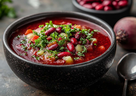 Готовим легкий борщ с фасолью: полезное блюдо для вашей фигуры и иммунитета