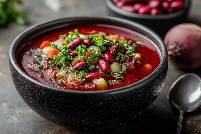 Готовим легкий борщ с фасолью: полезное блюдо для вашей фигуры и иммунитета