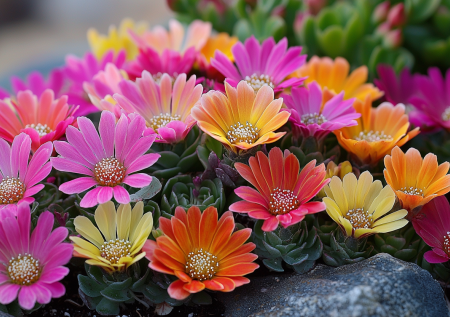 Самый яркий ковер из цветов всех оттенков радуги: просто бросьте семена в землю и забудьте до мая