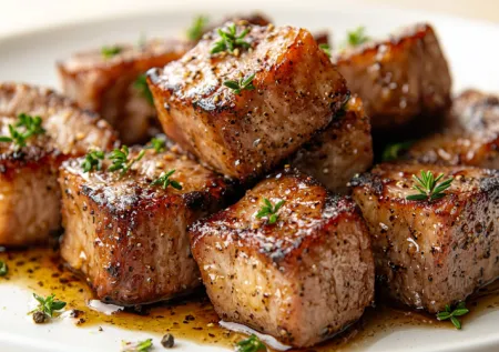 Яблочный уксус и масло — секрет неповторимого вкуса мяса по-кремлевски