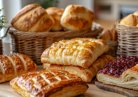 Слойки в магазине больше не покупаю, нашла простейший рецепт теста: всего 5 ингредиентов