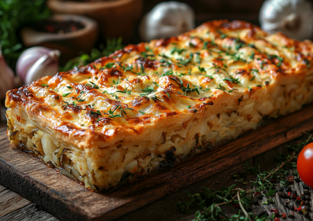 Ленивый пирог с капустой, в котором начинки больше, чем теста: простой рецепт — приготовит каждый