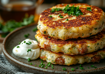 Бабушкины оладьи с сосисками и яйцами — семья просит их постоянно: простой рецепт на кефире