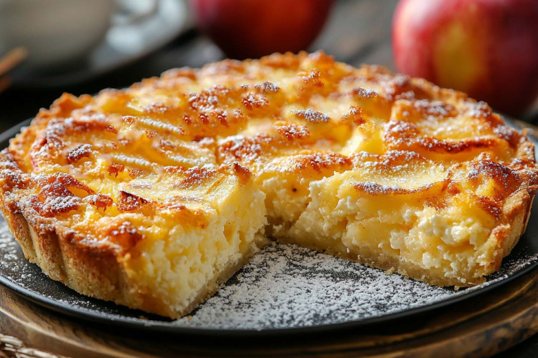 Воздушная запеканка с яблоками — вкус, который не забыть