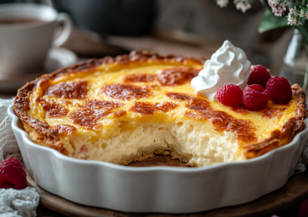 Теперь не заморачиваюсь с сырниками: творожная запеканка из 3 ингредиентов — супервкусно и некалорийно, всего 180 ккал с учетом сгущенки