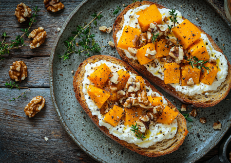 Намазка из тыквы и взбитой феты: яркий осенний десерт или закуска для фуршета