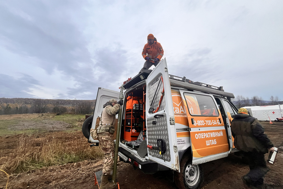 Поисковый отряд «Лиза Алерт» на месте исчезновения семьи Усольцевых