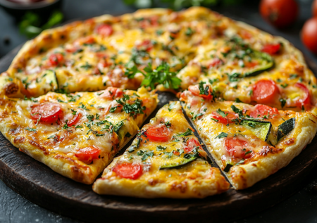 Омлет-пицца для ленивого завтрака: готовится сам, пока я завариваю чай — делюсь рецептом