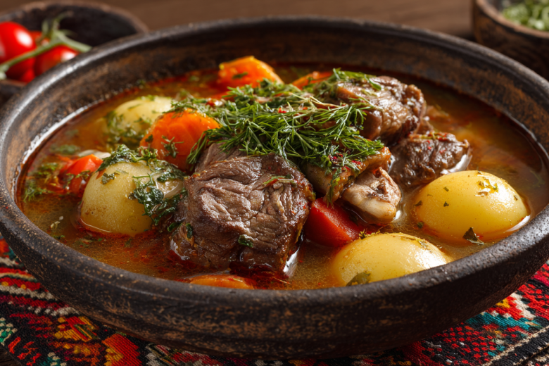 Приготовьте настоящую шурпу из говядины, как это делают на Востоке