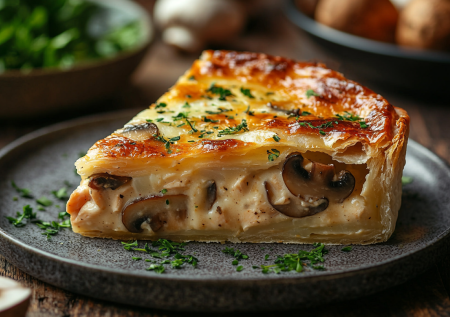 Перезагружаем классический жюльен — готовлю в формате ароматного пирога: вкуснее в 100 раз