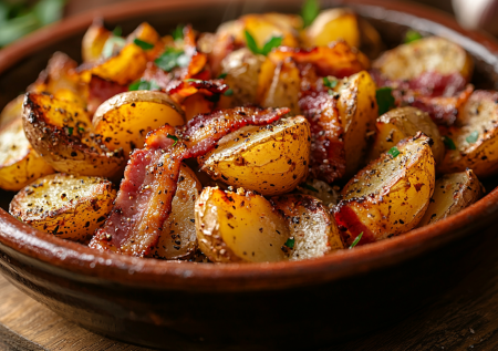 Вы готовили картошку неправильно! Запекаем в духовке с беконом