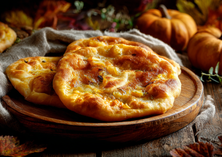 Готовлю на сковороде без капли масла — добавил тыкву в дагестанские чуду и получил осенний шедевр