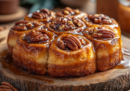 Еще никогда не пробовал таких сочных булок: готовлю американские пеканбоны с орехами — сметают прямо из духовки