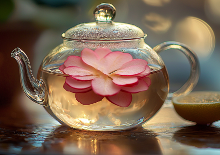 Яблоки превращаем в нежные розы — этот чай удивит ваших гостей: делюсь рецептом