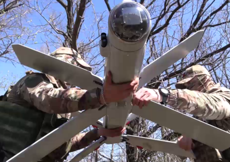 Минобороны России показало кадры работы дронов в Красноармейске