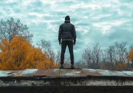 Украинец совершил «прыжок веры» с крыши и спасся от работников ТЦК