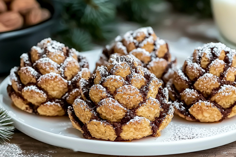 Волшебные еловые шишки: простой рецепт новогоднего десерта