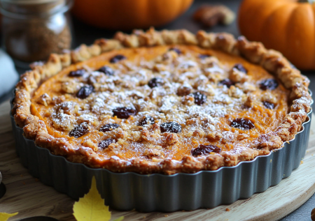 Только тыква, орехи и чернослив! Шведский тыквенный пирог — ароматный, простой в приготовлении и очень вкусный