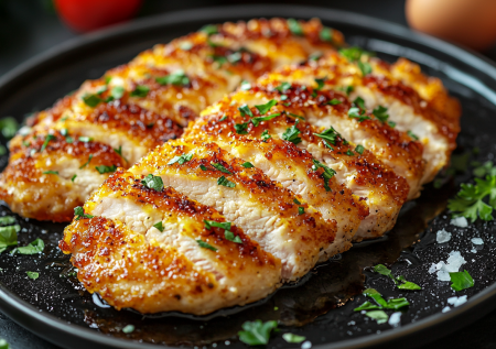 Вкусный ужин на всю семью. Нужны грудка, яйца и мука — просто окунаем в смесь и обжариваем