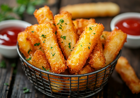 Картофельные палочки с чесноком — нашел замену картошке фри с хрустящей корочкой и обалденным ароматом