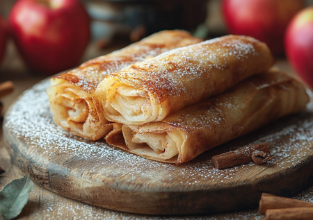 Забудьте о калорийной выпечке! Эти яблочные слойки с корицей — легкость и наслаждение