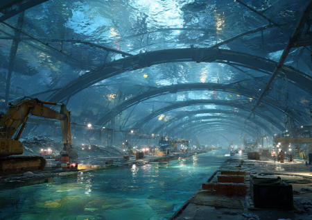 Названа предполагаемая протяженность тоннеля Путина — Трампа