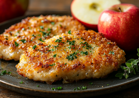 Отбивные в яблочном кляре: рецепт сочной свинины на сковороде