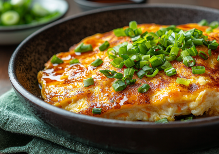 Готовлю омлет как в Азии: пар вместо масла создает ту самую нежность, ради которой стоит встать утром