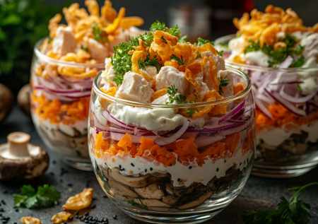 Салат «Мужские слезы»: прост в приготовлении и очень сытный — ни один мужчина не устоит