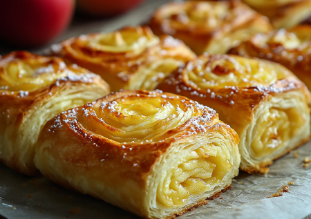 Пачка творога и одно яблоко: готовлю яблочные рулетики. Простой и вкусный завтрак из простых продуктов