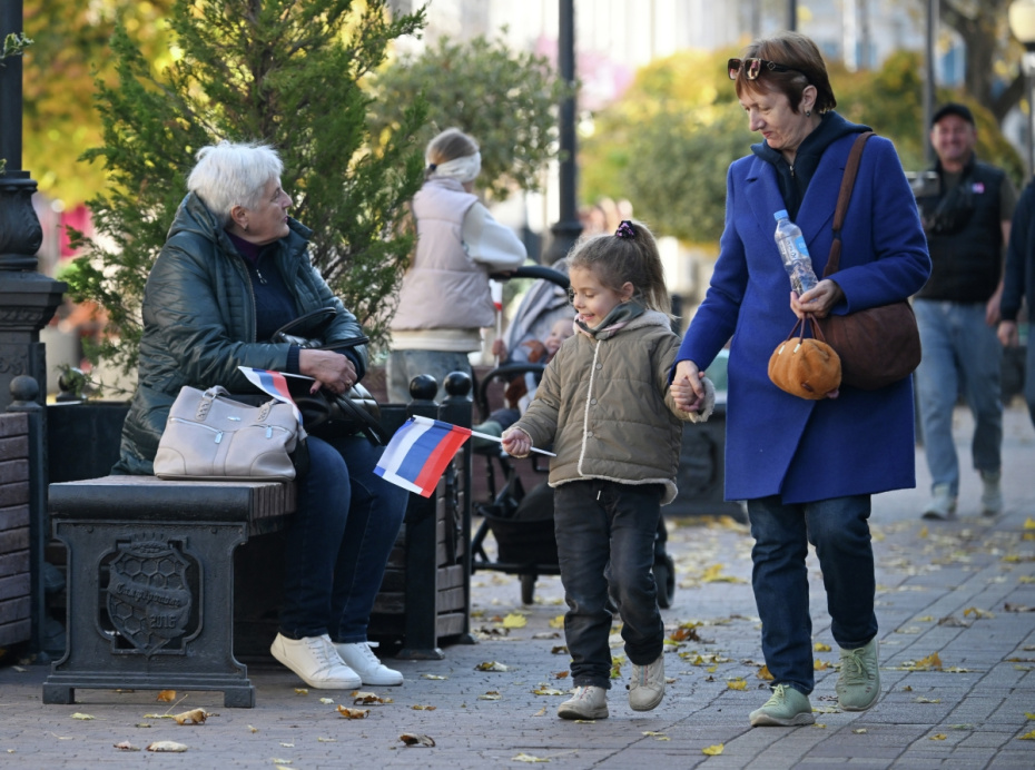 Празднование Дня народного единства в Симферополе