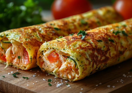 Кабачковые блинчики «Крабс» — бюджетная закуска с обалденным вкусом: готовится на раз-два из самых простых продуктов