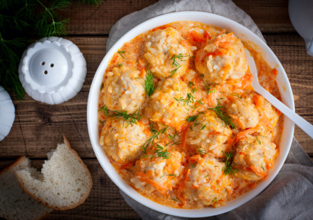 Куриные ёжики с рисом — рецепт на все времена, который обожают взрослые и дети. Фишка в особой зажарке