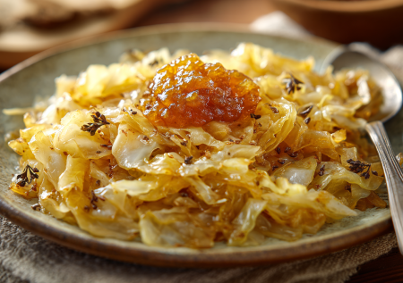 Тушеная капуста, которую полюбят все: секрет в яблочном джеме