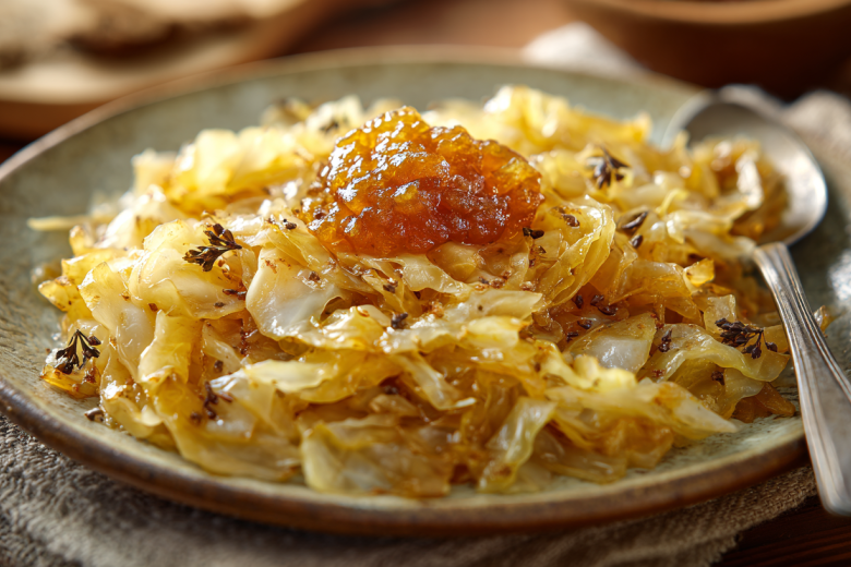 Тушеная капуста, которую полюбят все: секрет в яблочном джеме