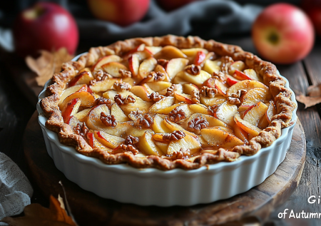 Бесподобный пирог «Дары осени» — влюбитесь с первого кусочка. Не шарлотка: много яблок, мало теста — вкусный и простой