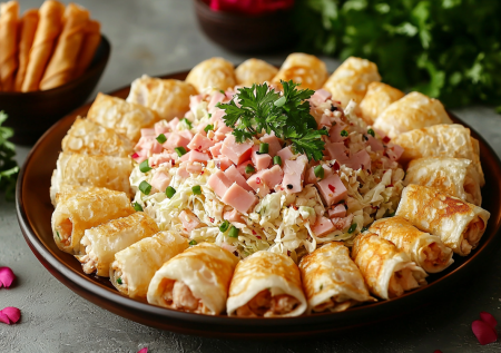 Салат «Анастасия»: простой рецепт вкуснятины к ужину или праздничному столу